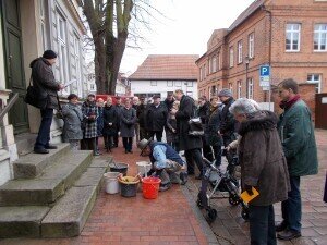 Foto des Albums: Verlegung von Stolpersteinen für Familie Feilchenfeld
