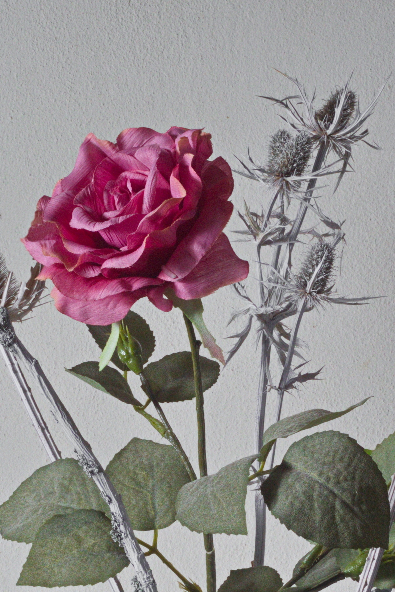Bild: Rose aus Stoff