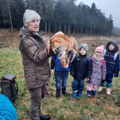 Foto des Albums: Tierspuren im Winter - ein Unterrichtsgang der Klasse 1b