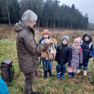 Foto des Albums: Tierspuren im Winter - ein Unterrichtsgang der Klasse 1b