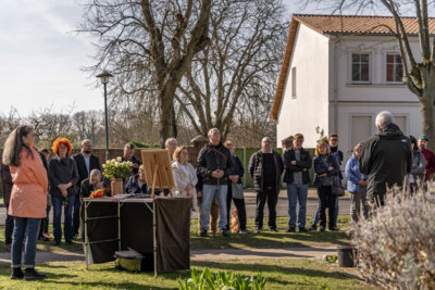 Foto des Albums: Stolpersteinverlegung für Pfarrer Friedrich Rumpf in Schwante (15. 03. 2024)