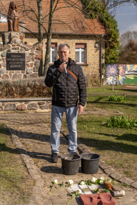 Foto des Albums: Stolpersteinverlegung für Pfarrer Friedrich Rumpf in Schwante (15. 03. 2024)