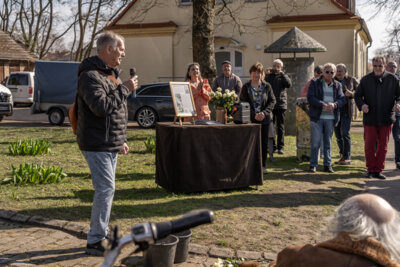 Foto des Albums: Stolpersteinverlegung für Pfarrer Friedrich Rumpf in Schwante (15. 03. 2024)