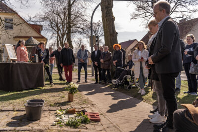 Foto des Albums: Stolpersteinverlegung für Pfarrer Friedrich Rumpf in Schwante (15. 03. 2024)