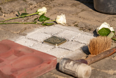 Foto des Albums: Stolpersteinverlegung für Pfarrer Friedrich Rumpf in Schwante (15. 03. 2024)