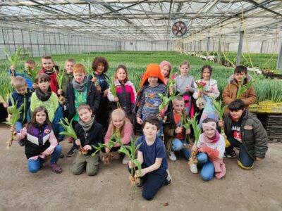 Foto des Albums: Klasse 1c besucht die Gärtnerei Bordat (22.03.2024)