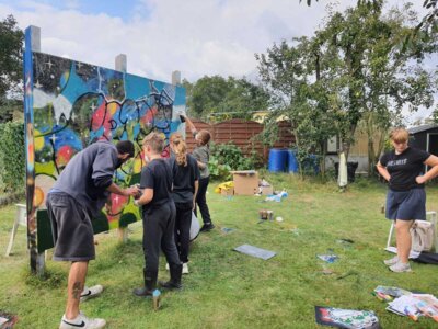 Foto des Albums: Graffiti-Workshop im Jugendgarten 2023 (01. 09. 2023)