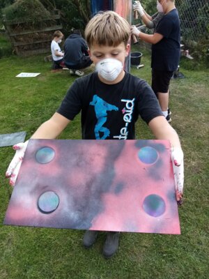 Foto des Albums: Graffiti-Workshop im Jugendgarten 2023 (01. 09. 2023)