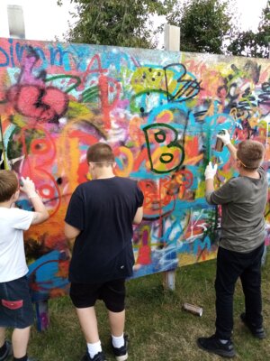 Foto des Albums: Graffiti-Workshop im Jugendgarten 2023 (01. 09. 2023)