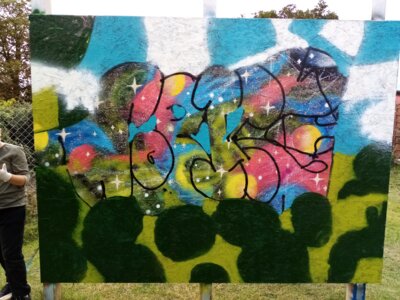 Foto des Albums: Graffiti-Workshop im Jugendgarten 2023 (01. 09. 2023)