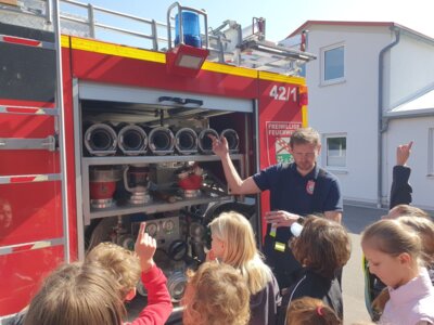 Foto des Albums: Zu Besuch bei der Freiwilligen Feuerwehr in Hollstadt