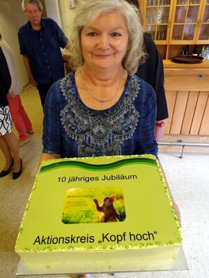 Die Torte zum Jubil&auml;um 