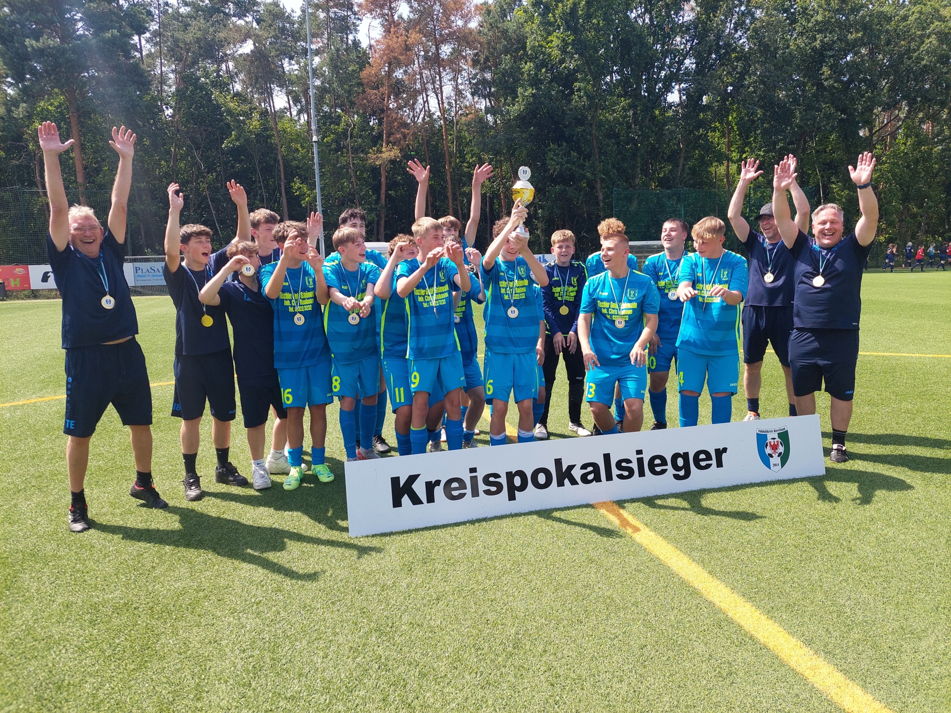 Bild: Pokalsieger C9-Junioren SV Schönwalde