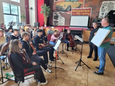 Foto des Albums: Probentage mit unseren rumänischen Freunden anlässlich des Tulpenfestes in Luckau am 14. April 2024