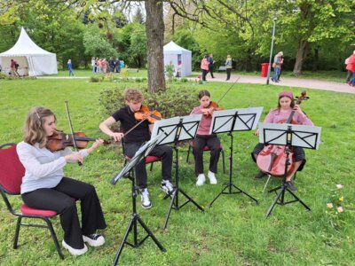 Foto des Albums: Probentage mit unseren rumänischen Freunden anlässlich des Tulpenfestes in Luckau am 14. April 2024