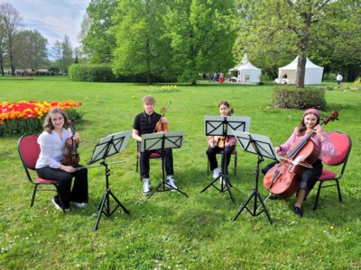 Foto des Albums: Probentage mit unseren rumänischen Freunden anlässlich des Tulpenfestes in Luckau am 14. April 2024
