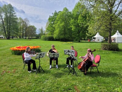 Foto des Albums: Probentage mit unseren rumänischen Freunden anlässlich des Tulpenfestes in Luckau am 14. April 2024