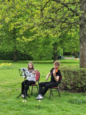 Foto des Albums: Probentage mit unseren rumänischen Freunden anlässlich des Tulpenfestes in Luckau am 14. April 2024