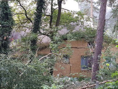 Dachstuhlbrand in Gorleben  (Bild vergr&ouml;&szlig;ern)