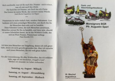 Foto des Albums: Verabschiedung Monsignore Augustin Sperl in Altrandsberg