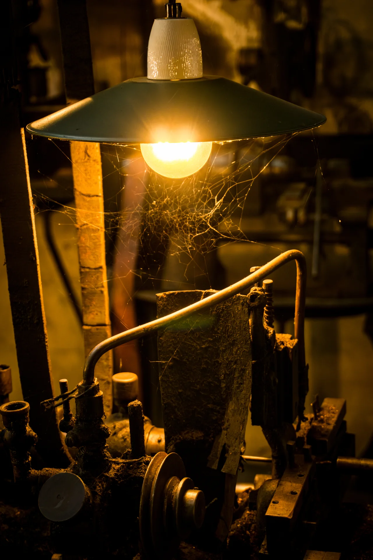 Bild: die Arbeit ruht