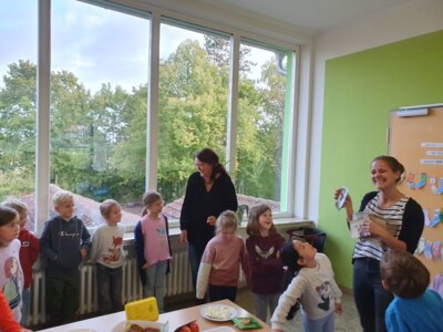 Foto des Albums: Aktion Bio-Brot-Box in den Klassen 1a und 1b