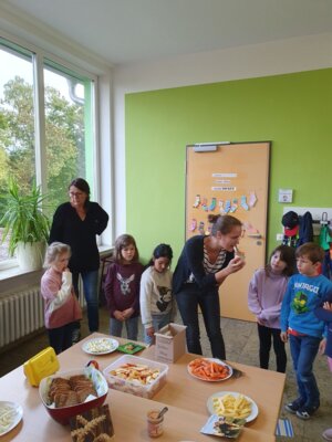 Foto des Albums: Aktion Bio-Brot-Box in den Klassen 1a und 1b