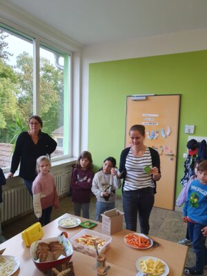 Foto des Albums: Aktion Bio-Brot-Box in den Klassen 1a und 1b