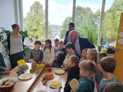 Foto des Albums: Aktion Bio-Brot-Box in den Klassen 1a und 1b