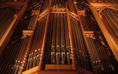 Fotoalbum 16. Bad Schmiedeberger Orgelnacht mit der Wittenberger Schloßkirchenkantorin Sarah Herzer, dem Cellisten Wolgang Praetorius, dem Wittenberger Handglockenensemble sowie Kantor O.-B. Glüher