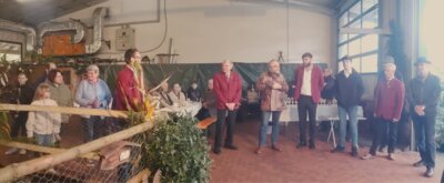 etliche Besucher waren schon gekommen 