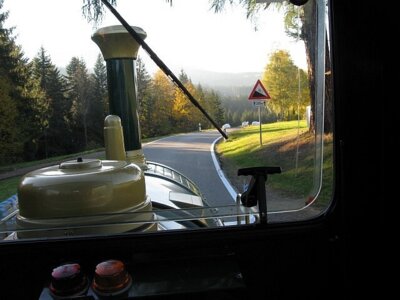 Abfahrt mit der Kleinen Arberbahn  (Bild vergr&ouml;&szlig;ern)