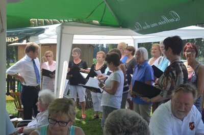 beim Weinfest des MGV M&uuml;nster ....  (Bild vergr&ouml;&szlig;ern)