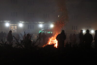Fotoalbum Weihnachtsbaumverbrennen am MGH