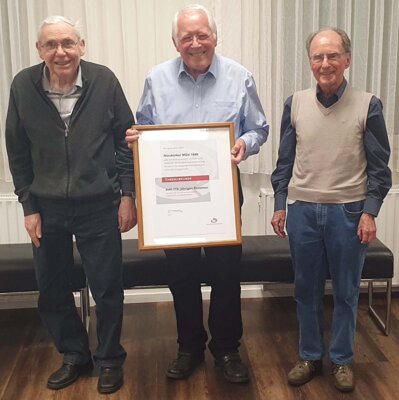 Ehemalige Vorsitzende, Arno Wellmanns- Klaus Schmitz- Hans-Werner H&auml;usler 