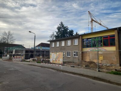 Fotoalbum Fortschritte Bau Nachbarschaftshaus und Kita Kunterbunt
