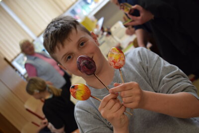 Fotoalbum Frühlingsbasteln