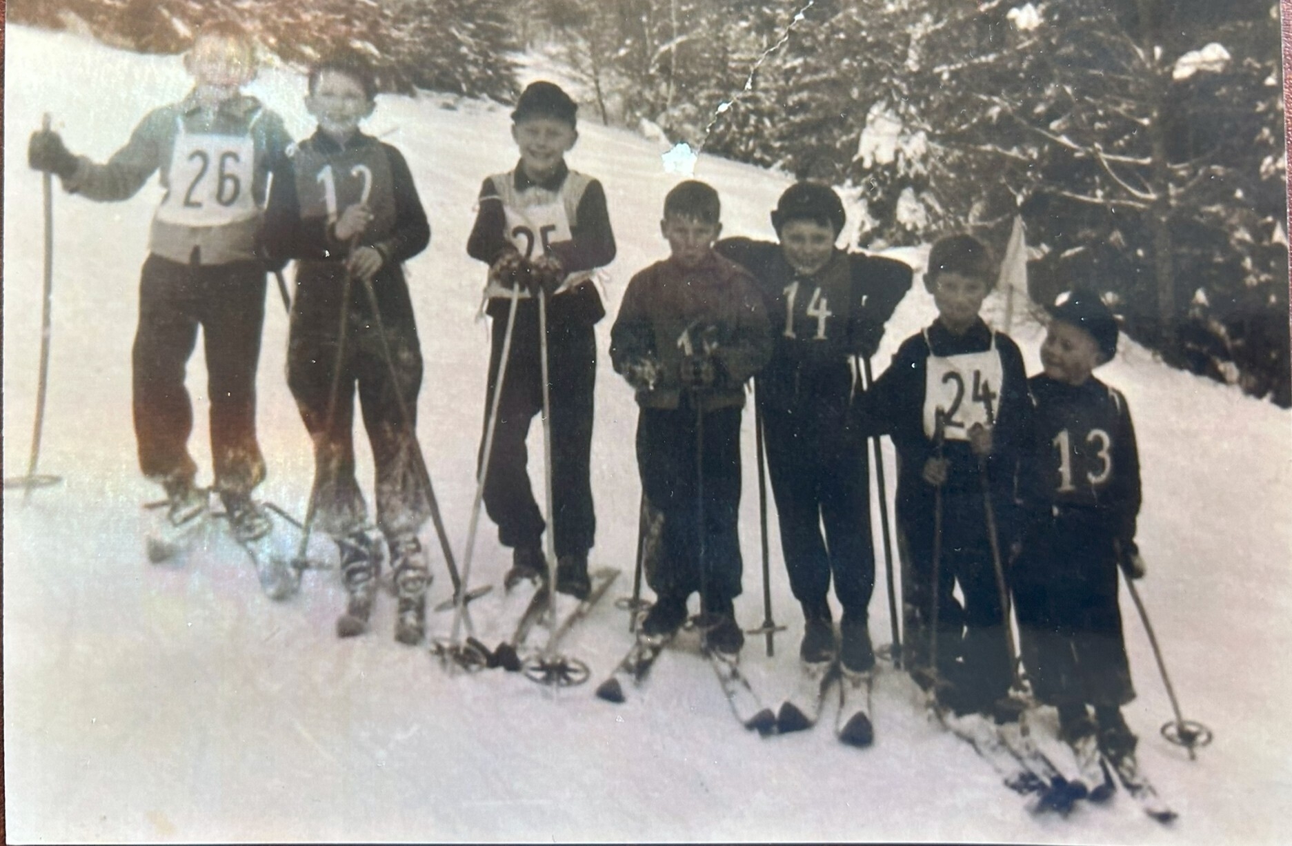 Bild: frühere Skirennen