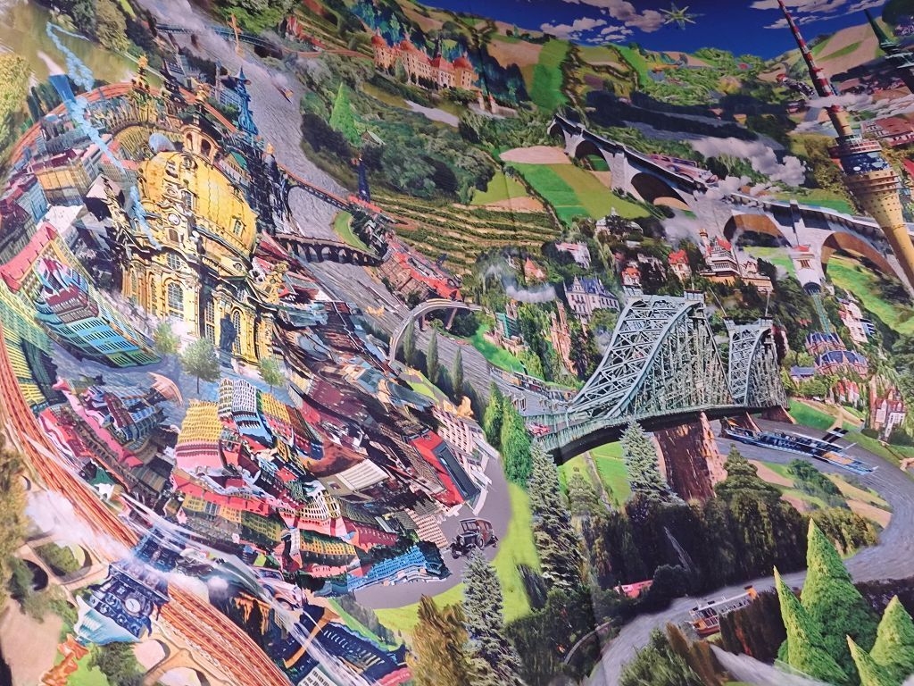 Bild: Kunstgriff eines Luftbildes