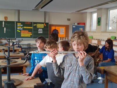 Foto des Albums: Aktionstag Musik im Schulhaus Hollstadt