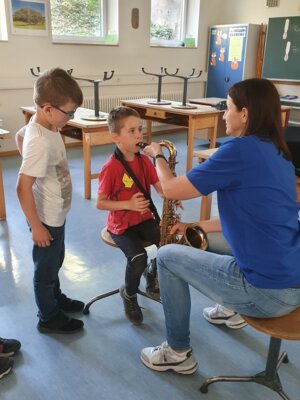 Foto des Albums: Aktionstag Musik im Schulhaus Hollstadt