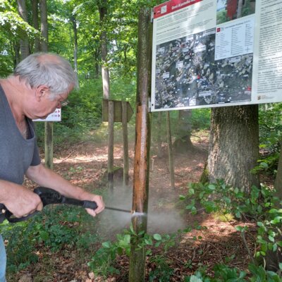 Foto des Albums: Kleinkastell Pfarrhofen - Limesakteure vor Ort im Einsatz