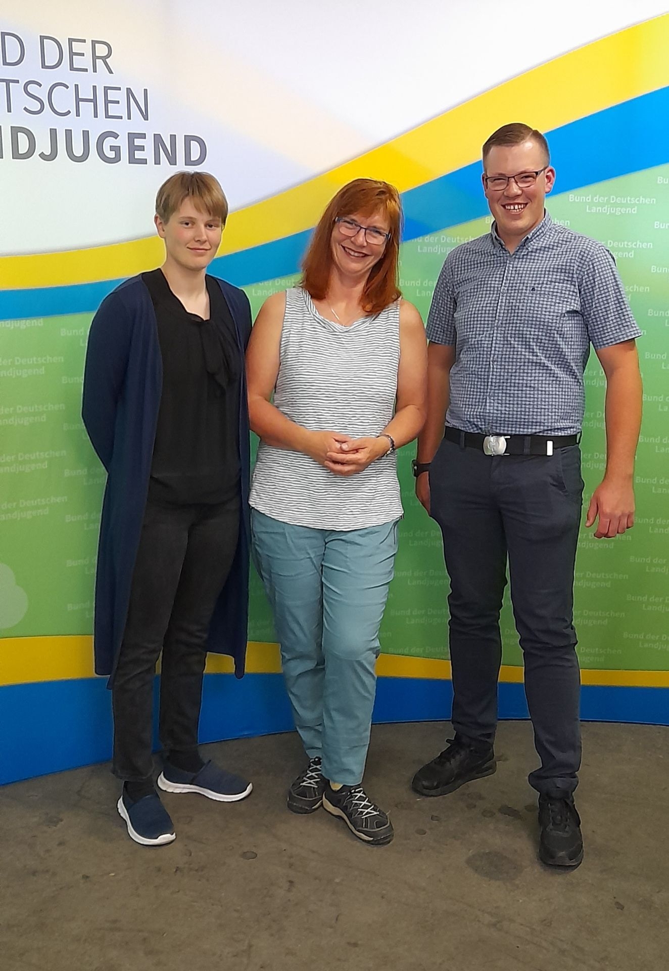 Bild: Teilnehmer mit Lehrerin