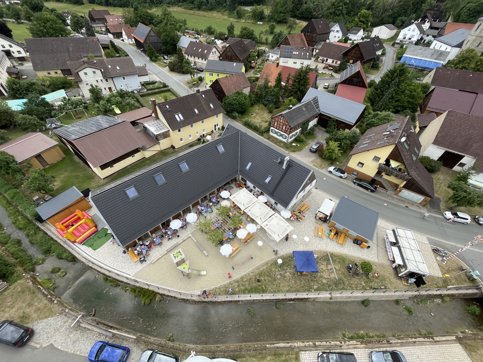Bild: DF 2025-07 - Dorffest 2025 von oben