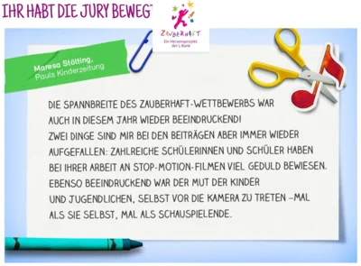 Foto des Albums: Jury-Kommentare zum Wettbewerb Zauberhaft 2025