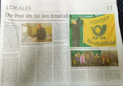 Foto des Albums: 3.Übung Feldpost Behelfsfiliale