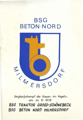 Urkunde Kegeln Milmersdorf 1978  (Bild vergr&ouml;&szlig;ern)
