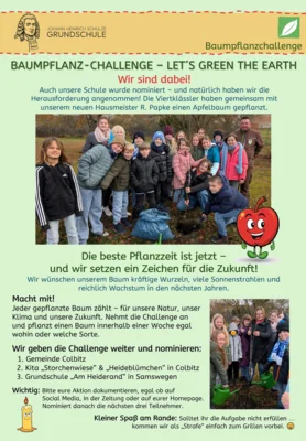Foto des Albums: Grundschule Colbitz pflanzt Apfelbaum im Rahmen der Baumpflanz-Challenge