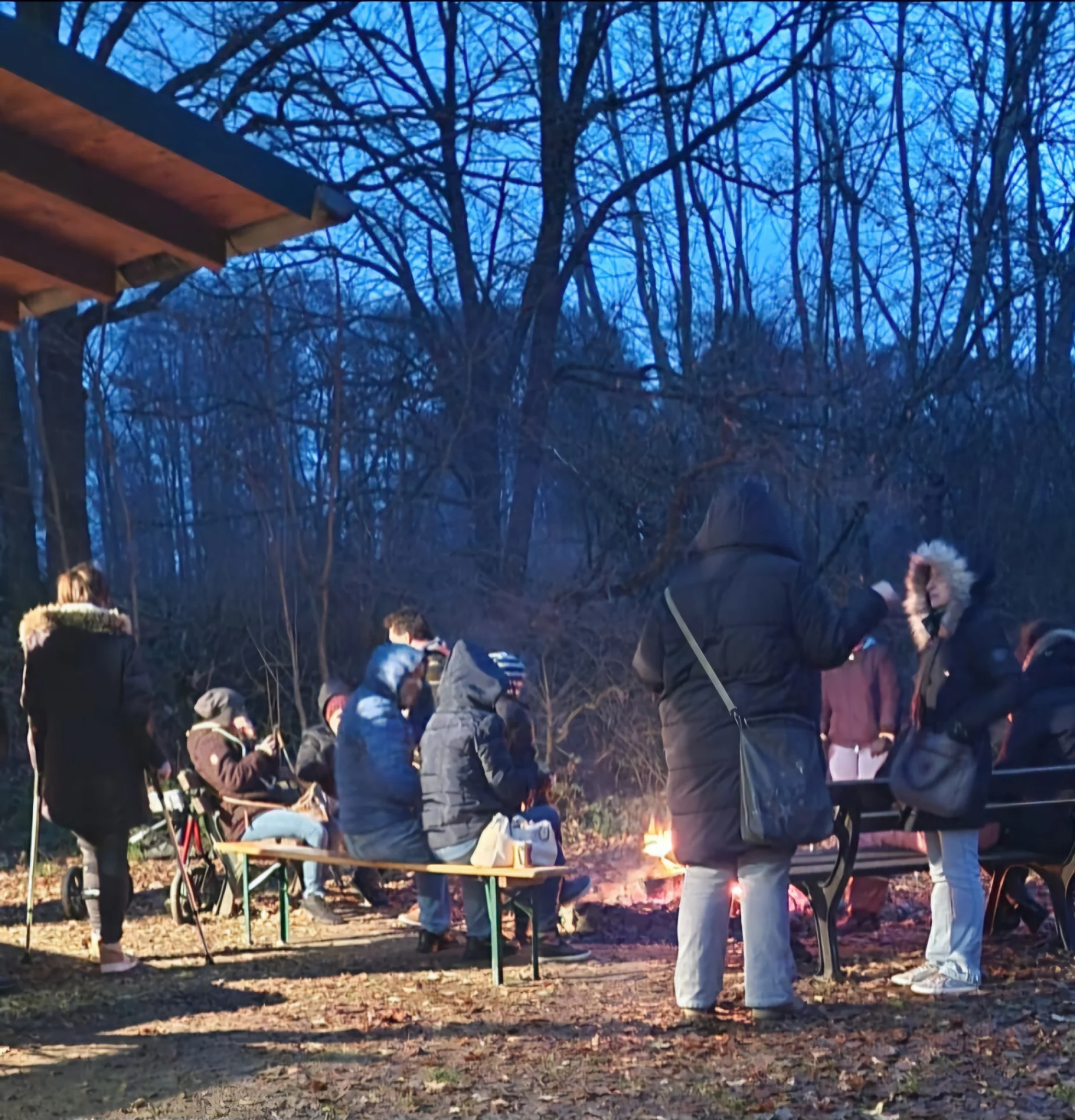 Bild: ...und Lagerfeuer