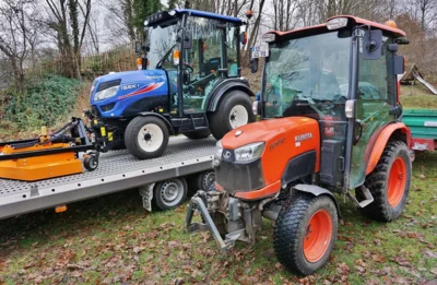 Bilden kurzzeitig die Flotte der Kommunaltraktoren 